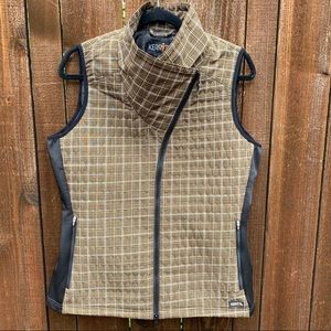 Kerrits Brown Plaid Vest